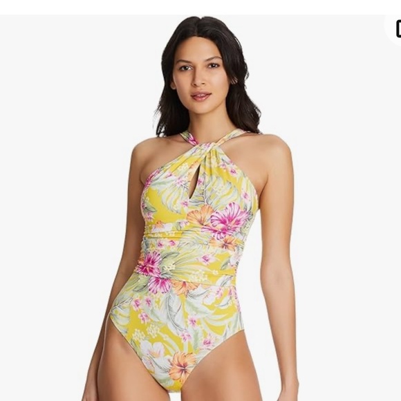 Bleu Rod Beattie Womens One Piece Swimsuit size 8 - Picture 8 of 10